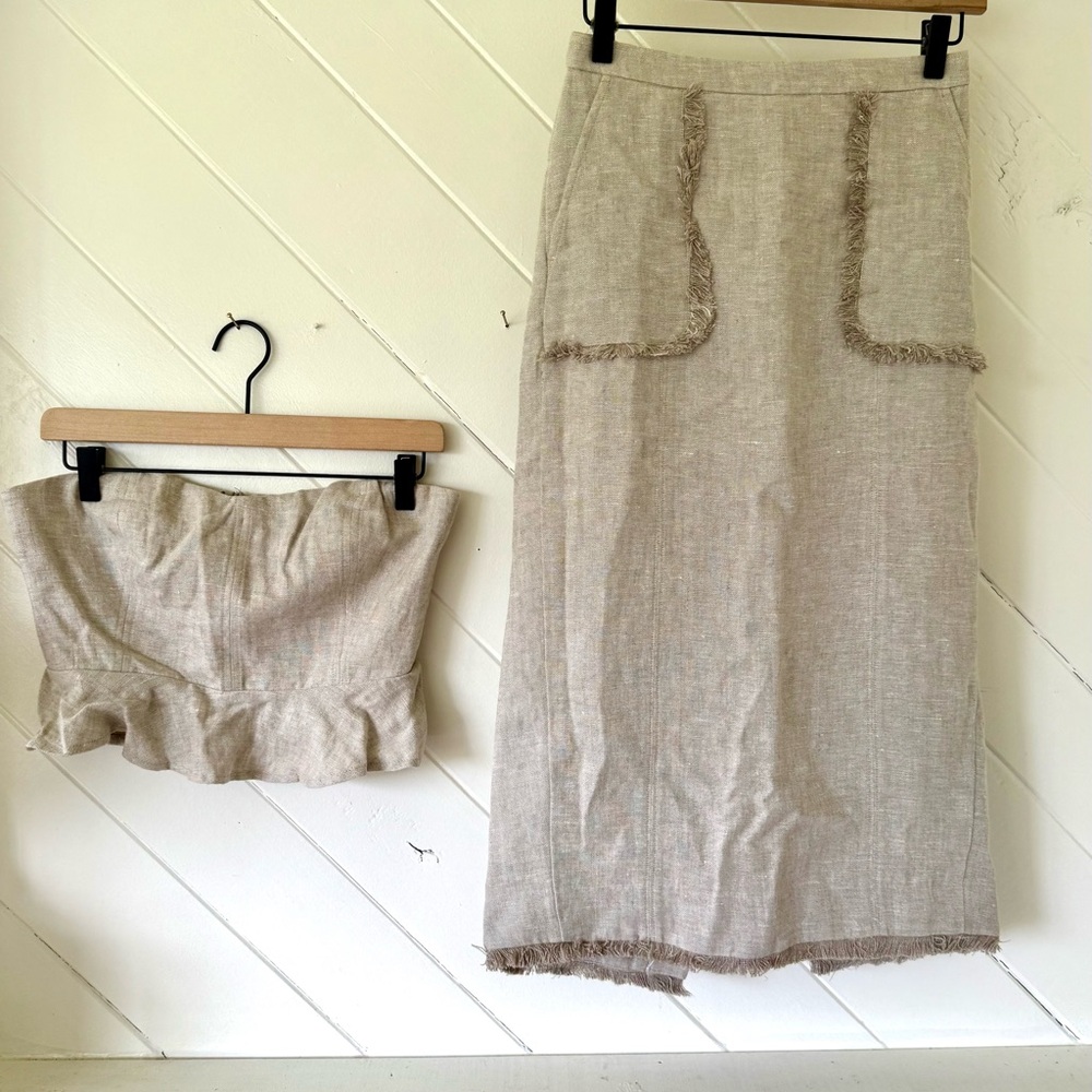 J. Crew linen SET